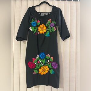 Mexican embroidery dress
